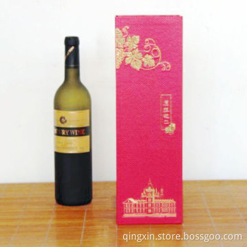 Wine Box Paper, Customized Designs, Small MOQ, Lower Factory Price